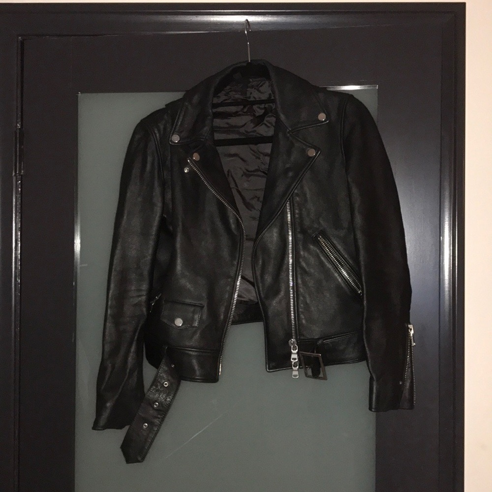 Top shop leather jacket